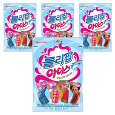 LOTTE 樂天 冰棒造型綜合風味棒棒糖, 132g, 4袋