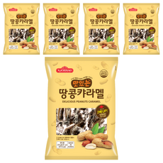 ILKWANG 焦糖花生糖果, 250g, 5袋
