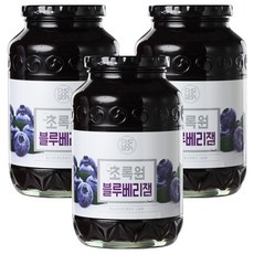 초록원 블루베리잼, 1kg, 3개
