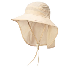SUN GLADE 成人抗UV加寬水上活動護頸帽, 米色