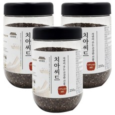건강곡간 치아씨드 통, 250g, 3개