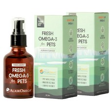 씽크라이크펫 반려동물 알래스카 프레시 영양제, 오메가3, 2개, 50ml