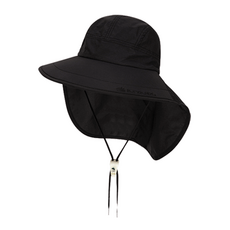 SUN GLADE 成人抗UV加寬水上活動護頸帽, 黑色