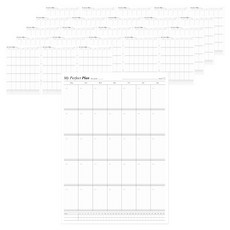 ther's A3 月間計畫本 直式, 混色, 2個