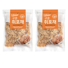 해맑은푸드 구운 쥐포채, 400g, 2개