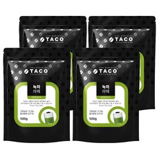 타코 녹차라떼 분말, 500g, 1개입, 4개