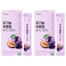 에이치엘비 나티아 유기농 푸룬즙, 20g, 28개