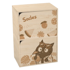 收納王妃 黃阿瑪的後宮生活 木門雙層櫃, 1個