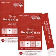 마미앤대디 마시는 액상 철분제 15mg, 240ml, 2개