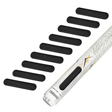 撞球貼紙鉛帶配重墜, 10個, 黑色