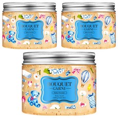 부케가르니 슈가 바디스크럽 베이비파우더, 500g, 3개
