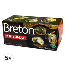 Dare Breton 鹹餅乾 原味, 112g, 5盒