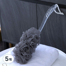 Tirona 沐浴身體刷, 灰色, 5個, 1入