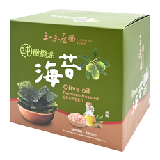三味屋 100%純橄欖油海苔禮盒 Set, 口感有層次、不死鹹, 純素食品, 90g, 1盒