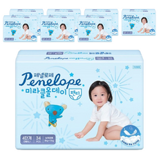 Penelope Miracle全天候乾爽褲型尿布, 第4階段, 272張