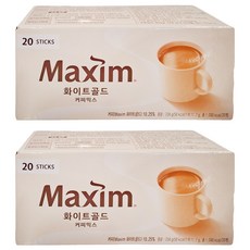 Maxim 麥心 白金經典三合一咖啡, 11.7g, 20條, 2盒