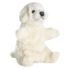 HANSA TOY 牧羊犬手偶，毛絨填充玩具, 1個