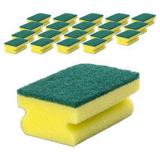HIJB 高密度海綿菜瓜布, 20個, 1個