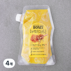 주비푸드 허니머스타드 소스, 500g, 4개