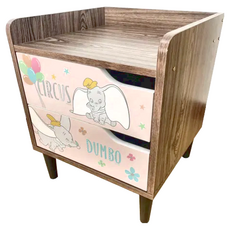 迪士尼 床邊櫃 53 x 40 x 40cm, 小飛象, 1件