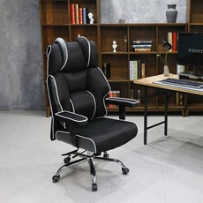 린백 게이밍 메쉬 PC방의자 LB71L, 블랙