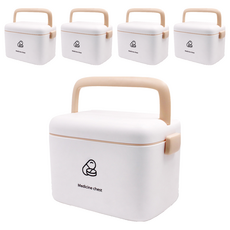 헬스투데이 2단 아이보리 중형 구급상자, 5개