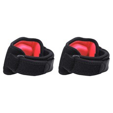 Doobalro 運動手肘彩色護肘, 紅色, 2個