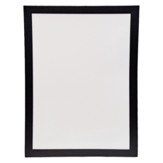 磁吸展示貼，A3/A4/A5尺寸，塑料材質, 內框20 x 29cm 外框23.8 x 32.5cm, 黑色, 4個