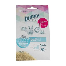 bunny NATURE 德國邦尼 助腸胃食慾提振配方飼料 balAid, 60種草糧+高嗜口性, 120g, 1包