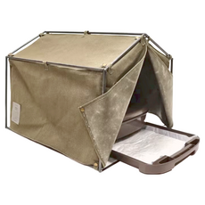 POST GEnERAL 鐵製貓砂屋, 帳篷式貓廁所罩, 1個