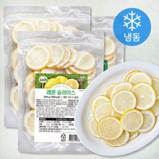 뉴뜨레 레몬 슬라이스 (냉동), 500g, 3개