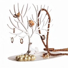 iSFun 鹿角樹枝 創意歐式飾品收納掛架, 白色, 1個