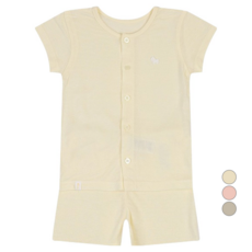 ETTOI 兒童涼感大麗花人造絲短袖居家服套裝