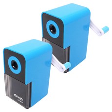 2단계 심조절 연필깎이, 블루, 2개