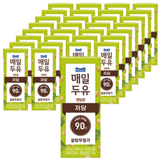 매일두유 렌틸콩 저당두유, 190ml, 96개