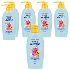 베비언스 핑크퐁 유아용 바디워시 복숭아향, 380ml, 6개
