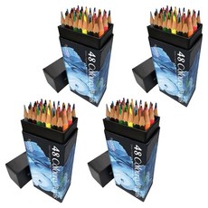 조이위시 전문가용 드로잉 유성 색연필, 48색, 4세트