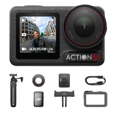 DJI 오즈모 액션 5프로 브이로그 콤보 (DJI Mic 2 포함) 세트, Osmo Action 5 Pro 브이로그 콤보 (DJI Mic 2 포함) / AC004, 혼합색상, 구성품7종+부속품8종