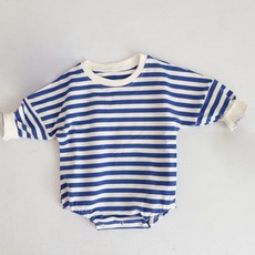 Salute 棉質條紋包屁衣