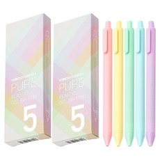 KaCO PURE 馬卡龍中性筆 5入組 0.5mm, 混色, 2套