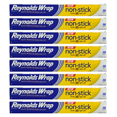 Reynolds 不沾黏不沾塗層鋁箔紙 30cm x 5m, 8個
