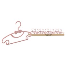 BangJiaShi 幫家適 兒童衣架/嬰兒衣架/寶寶衣架, 北歐粉, 40個