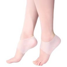 몽리코 편안한 발 뒤꿈치 실리콘 풋패드 화이트 0.6mm, 100g, 1개, 2개입