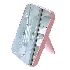 Cozywell 迷你粉彩折疊式桌上鏡 IP1002, 粉紅色