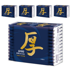 五月花 厚棒袖珍包面紙 8抽, 24包, 5袋