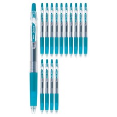 PILOT 百樂 果汁凝膠墨水筆 0.38mm, 綠松石綠, 15個