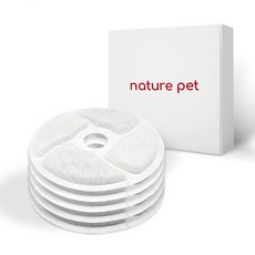 Nature Pet 系列貓用飲水機專用濾心, 5個, 1個