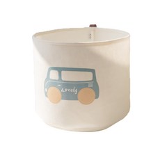 TCR 毛氈玩具籃收納盒, 藍色汽車, 1個