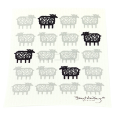 e.spongewipe 環保萬用擦拭布 木漿纖維70％＆棉花30％ 德國製造 (S), 綿羊, 1條