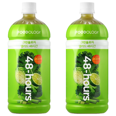 푸드올로지 그린올로지 샐러드 48시간 주스, 1L, 2개